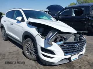 2021 Hyundai Tucson Ultimate with VIN KM8J3CALXMU365852, listed as a IAAI auction lot 42983725 with 51,964 mi miles and . Bid and sale history available at DreamBid. Image 1.