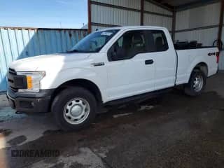 2020 Ford F-150 XL with VIN 1FTEX1EBXLFA74058, listed as a Copart auction lot 84876495 with 166,928 mi miles and Clean title. Bid and sale history available at DreamBid. Image 1.