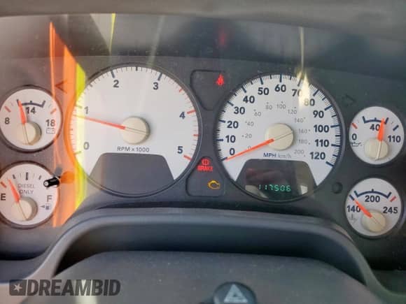 2007 Dodge 2500 SLT with VIN 3D7KR28C97G704220, listed as a Copart auction lot 58014615 with 117,506 mi miles and Salvage title. Bid and sale history available at DreamBid. Image 9.