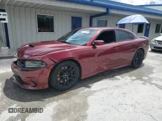 2022 Dodge Charger Scat Pack Widebody z VIN 2C3CDXGJ6NH163266, wystawiony jako Copart lot #80214365 z przebiegiem 39 588 mil mil oraz Szkoda całkowita • Salvage title. Historia ofert i sprzedaży dostępna na DreamBid. Obrazek 1.