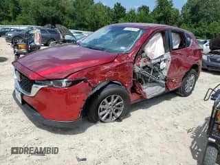 2022 Mazda CX-5 S Select z VIN JM3KFBBM8N0570751, wystawiony jako Copart lot #69494155 z przebiegiem 38 438 mil mil oraz Szkoda całkowita • Salvage title. Historia ofert i sprzedaży dostępna na DreamBid. Obrazek 1.