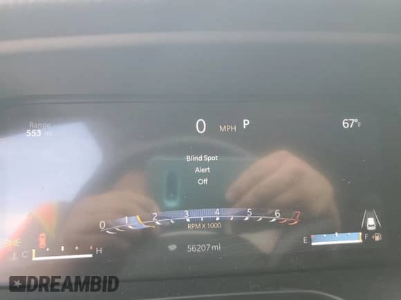 2023 Jeep Grand Cherokee Limited with VIN 1C4RJHBG0PC640862, listed as a Copart auction lot 71051095 with 56,207 mi miles and Non repairable. Bid and sale history available at DreamBid. Image 9.