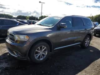 2014 Dodge Durango Limited with VIN 1C4RDHDG7EC557589, listed as a Copart auction lot 84195025 with 134,956 mi miles and Clean title. Bid and sale history available at DreamBid. Image 1.