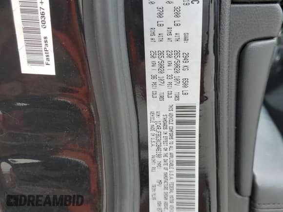 2019 Jeep Grand Cherokee Limited X with VIN 1C4RJFBG3KC846190, listed as a Copart auction lot 69687045 with 130,390 mi miles and Salvage title. Bid and sale history available at DreamBid. Image 13.