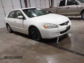 2003 Honda Accord EX with VIN JHMCM56663C078519, listed as a IAAI auction lot 43506906 with 17,447 mi miles and . Bid and sale history available at DreamBid. Image 1.