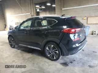 2020 Hyundai Tucson Sport z VIN KM8J3CAL3LU196871, wystawiony jako Copart lot #81208015 z przebiegiem 53 680 mil mil oraz Szkoda całkowita • Salvage title. Historia ofert i sprzedaży dostępna na DreamBid. Obrazek 2.