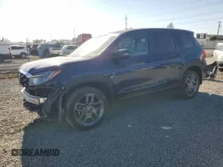 2022 Honda Passport EX-L с VIN 5FNYF8H55NB024139, выставлен на аукционе Copart как лот 68466315 с пробегом 36 567 миль миль и Списание • Salvage title. История ставок и продаж доступна на DreamBid. Изображение 1.