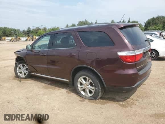 2012 Dodge Durango Crew with VIN 1C4RDHDG1CC335997, listed as a Copart auction lot 68481635 with 139,337 mi miles and Salvage title. Bid and sale history available at DreamBid. Image 2.