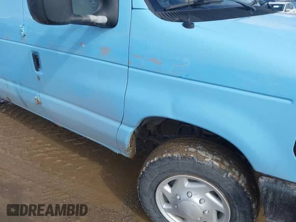 2008 Ford Econoline Cargo Commercial with VIN 1FTNE14W88DB57629, listed as a IAAI auction lot 41566660 with 167,399 mi miles and . Bid and sale history available at DreamBid. Image 6.