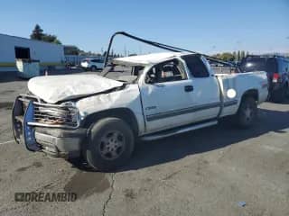 1999 Chevrolet Silverado 1500 LS with VIN 1GCEK19T5XE225160, listed as a Copart auction lot 71101565 with Not provided miles and Salvage title. Bid and sale history available at DreamBid. Image 1.