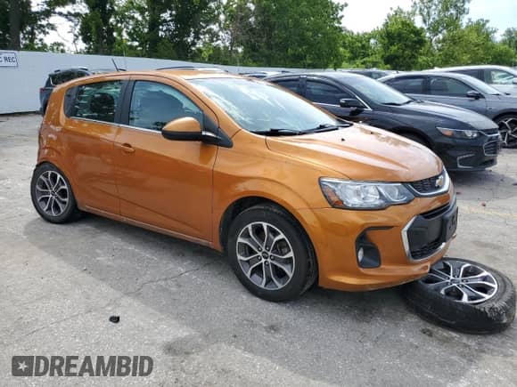 2018 Chevrolet Sonic LT with VIN 1G1JD6SH4J4118456, listed as a Copart auction lot 61079415 with 155,940 mi miles and Salvage title. Bid and sale history available at DreamBid. Image 4.