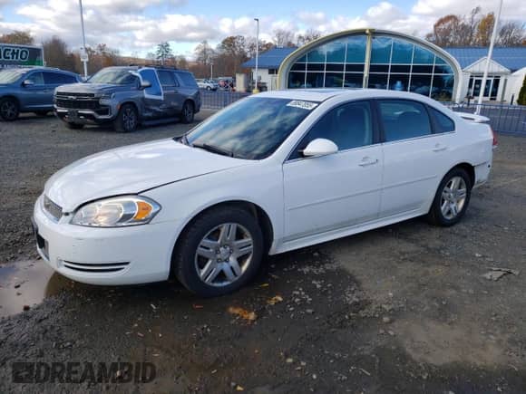 2012 Chevrolet Impala LT Retail with VIN 2G1WB5E32C1210959, listed as a Copart auction lot 89847055 with 76,493 mi miles and Salvage title. Bid and sale history available at DreamBid. Image 1.