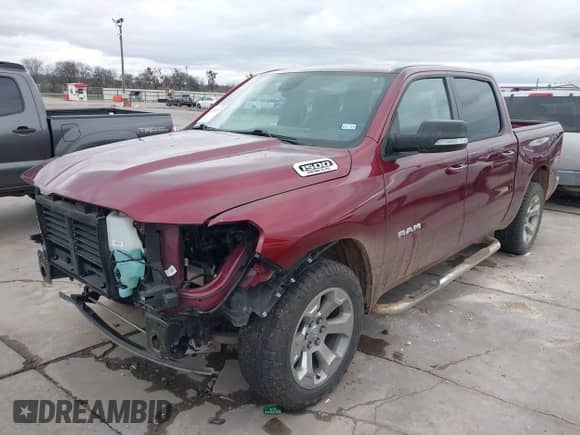 2022 Ram 1500 Big Horn with VIN 1C6RREFT2NN231866, listed as a IAAI auction lot 41258977 with 32,589 mi miles and . Bid and sale history available at DreamBid. Image 20.