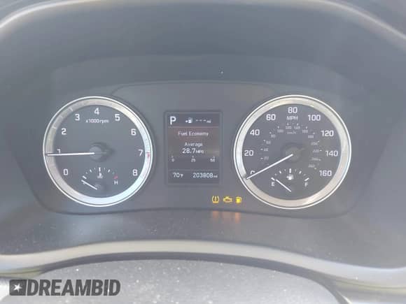 2018 Hyundai Sonata SE with VIN 5NPE24AF9JH624538, listed as a IAAI auction lot 43584783 with 203,808 mi miles and . Bid and sale history available at DreamBid. Image 7.