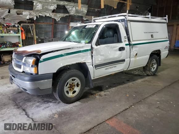 2003 Chevrolet Silverado 1500 LS z VIN 1GCEK14V33Z173927, wystawiony jako Copart lot #56017245 z przebiegiem Nie podano mil oraz Czysty tytuł • Clean title. Historia ofert i sprzedaży dostępna na DreamBid. Obrazek 1.