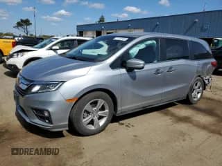 2020 Honda Odyssey EX with VIN 5FNRL6H59LB026006, listed as a Copart auction lot 71710765 with 65,913 mi miles and Non repairable. Bid and sale history available at DreamBid. Image 1.