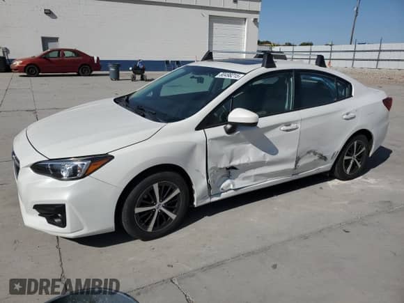 2020 Subaru Impreza Premium with VIN 4S3GKAD68L3610776, listed as a Copart auction lot 80498215 with Not provided miles and Salvage title. Bid and sale history available at DreamBid. Image 1.