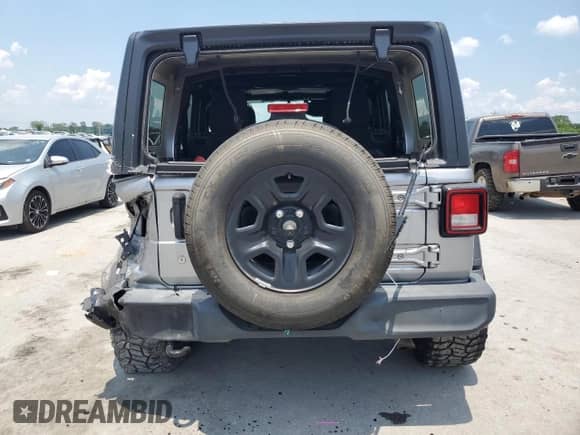 2021 Jeep Wrangler Unlimited Sport с VIN 1C4HJXDG7MW521106, выставлен на аукционе Copart как лот 62230955 с пробегом 52 358 миль миль и Списание • Salvage title. История ставок и продаж доступна на DreamBid. Изображение 6.