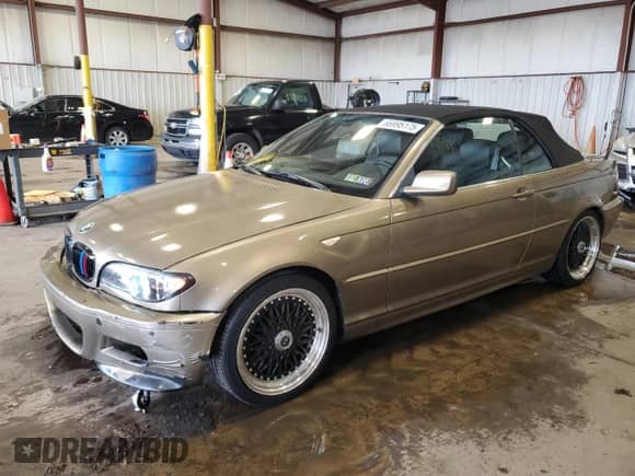 2006 BMW 3 Series 325Ci with VIN WBABW33466PX88903, listed as a Copart auction lot 66995175 with 88,587 mi miles and Salvage title. Bid and sale history available at DreamBid. Image 1.
