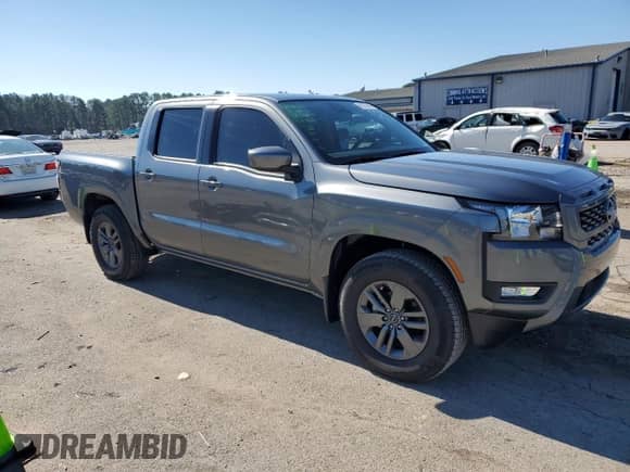 2025 Nissan Frontier SV with VIN 1N6ED1EJ8SN611463, listed as a Copart auction lot 45573665 with 133 mi miles and Salvage title. Bid and sale history available at DreamBid. Image 4.