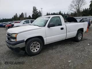 2006 Chevrolet Silverado 1500 Work Truck с VIN 3GCEC14V26G151645, выставлен на аукционе Copart как лот 49298165 с пробегом 107 504 миль миль и Списание • Salvage title. История ставок и продаж доступна на DreamBid. Изображение 1.
