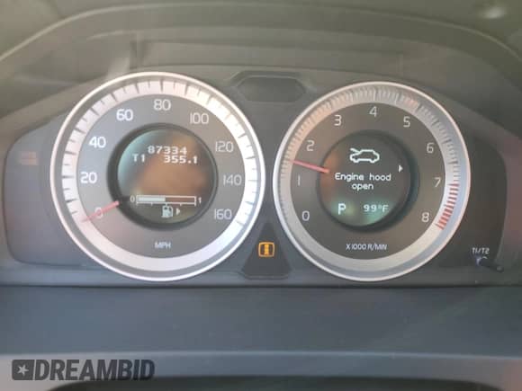 2012 Volvo S60 T5 с VIN YV1622FS6C2112328, выставлен на аукционе Copart как лот 85162565 с пробегом 87 334 миль миль и Списание • Salvage title. История ставок и продаж доступна на DreamBid. Изображение 9.