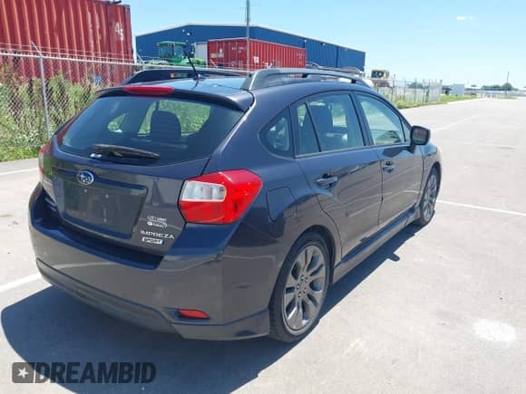 2014 Subaru Impreza Special Sports Premium with VIN JF1GPAL64E8229070, listed as a IAAI auction lot 42620673 with 75,705 mi miles and . Bid and sale history available at DreamBid. Image 4.