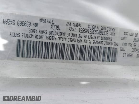 2016 Ram ProMaster Cargo z VIN 3C6TRVCG3GE105651, wystawiony jako IAAI lot #42526039 z przebiegiem 140 739 mil mil oraz . Historia ofert i sprzedaży dostępna na DreamBid. Obrazek 9.