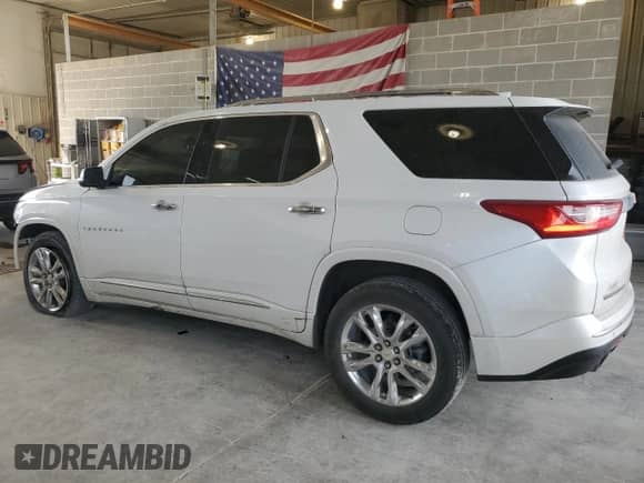 2021 Chevrolet Traverse High Country с VIN 1GNEVNKW7MJ148725, выставлен на аукционе Copart как лот 68118865 с пробегом 82 667 миль миль и Списание • Salvage title. История ставок и продаж доступна на DreamBid. Изображение 2.