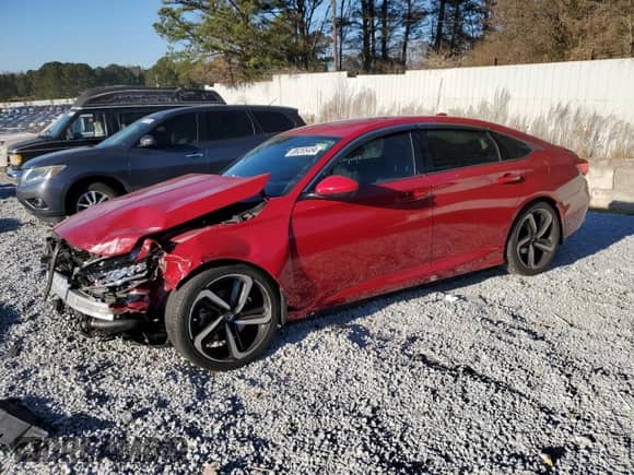 2018 Honda Accord Sport with VIN 1HGCV1F31JA217866, listed as a Copart auction lot 86265454 with 68,229 mi miles and Salvage title. Bid and sale history available at DreamBid. Image 1.