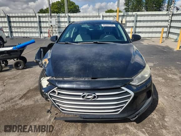 2017 Hyundai Elantra SE with VIN KMHD74LF3HU115180, listed as a Copart auction lot 85322745 with 125,598 mi miles and Salvage title. Bid and sale history available at DreamBid. Image 5.
