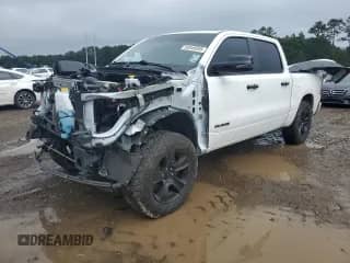 2024 Ram 1500 Big Horn with VIN 1C6RREFT4RN122606, listed as a Copart auction lot 58549555 with 28,391 mi miles and Salvage title. Bid and sale history available at DreamBid. Image 1.