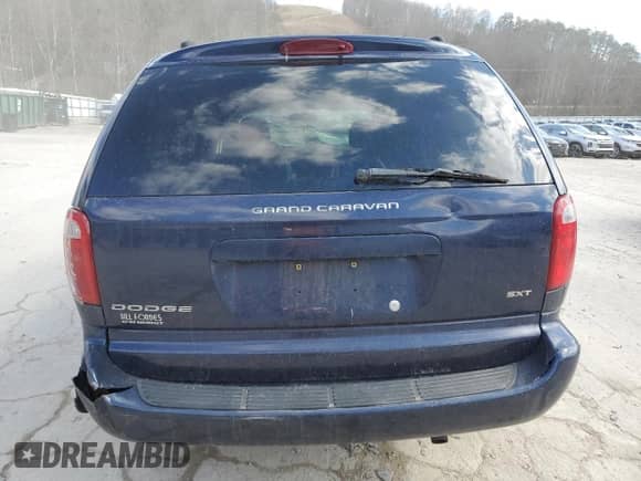 2004 Dodge Caravan SXT with VIN 2D4GP44L54R591043, listed as a Copart auction lot 45982175 with 227,444 mi miles and Salvage title. Bid and sale history available at DreamBid. Image 6.
