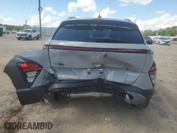 2024 Hyundai Kona Limited z VIN KM8HECA32RU048230, wystawiony jako Copart lot #66308424 z przebiegiem 1 926 mil mil oraz Szkoda całkowita • Salvage title. Historia ofert i sprzedaży dostępna na DreamBid. Obrazek 6.