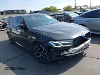 2021 BMW 5 Series 540i with VIN WBA53BJ02MWX10749, listed as a IAAI auction lot 42339201 with 46,807 mi miles and . Bid and sale history available at DreamBid. Image 1.