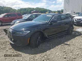 2023 BMW i4 eDrive35 with VIN WBY43AW08PFP78235, listed as a Copart auction lot 69282685 with 21,158 mi miles and Salvage title. Bid and sale history available at DreamBid. Image 1.