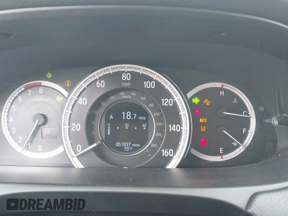 2016 Honda Accord EX-L with VIN 1HGCR2F95GA012798, listed as a IAAI auction lot 42349676 with 51,837 mi miles and . Bid and sale history available at DreamBid. Image 7.