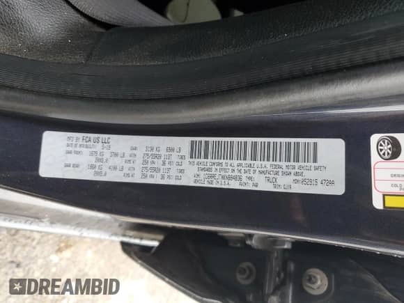 2019 Ram 1500 Laramie с VIN 1C6RREJTXKN884836, выставлен на аукционе Copart как лот 81023485 с пробегом 163 932 миль миль и Списание • Salvage title. История ставок и продаж доступна на DreamBid. Изображение 12.