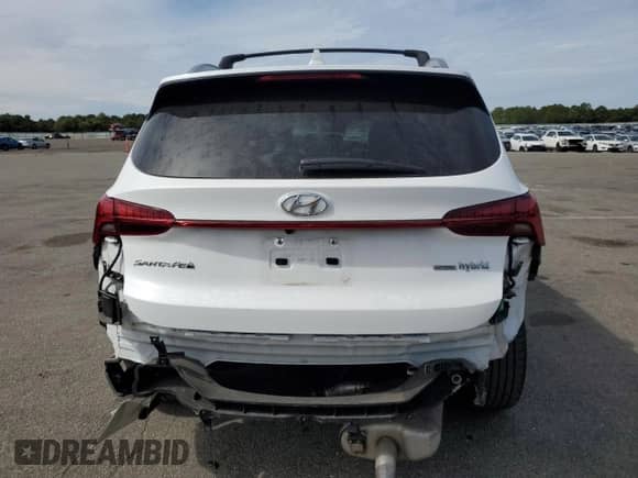 2022 Hyundai Santa Fe Limited with VIN KM8S5DA12NU018620, listed as a Copart auction lot 80389225 with 28,867 mi miles and Salvage title. Bid and sale history available at DreamBid. Image 6.