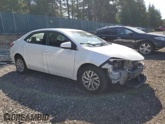 2019 Toyota Corolla L с VIN 5YFBURHE6KP923142, выставлен на аукционе Copart как лот 81446285 с пробегом 122 057 миль миль и Списание • Salvage title. История ставок и продаж доступна на DreamBid. Изображение 4.