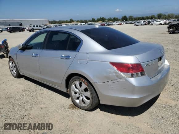 2009 Honda Accord EX-L with VIN 1HGCP36859A001452, listed as a Copart auction lot 65797135 with 190,913 mi miles and Salvage title. Bid and sale history available at DreamBid. Image 2.