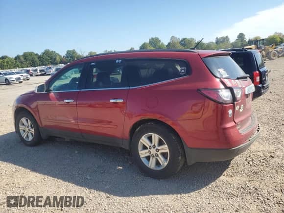 2013 Chevrolet Traverse LT with VIN 1GNKVJKD0DJ211867, listed as a Copart auction lot 80536825 with 143,837 mi miles and Salvage title. Bid and sale history available at DreamBid. Image 2.