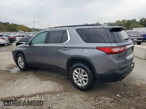 2020 Chevrolet Traverse LT Cloth z VIN 1GNERGKW4LJ322474, wystawiony jako Copart lot #71792995 z przebiegiem 72 734 mil mil oraz Szkoda całkowita • Salvage title. Historia ofert i sprzedaży dostępna na DreamBid. Obrazek 2.