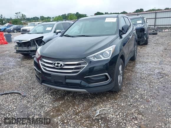 2017 Hyundai Santa Fe 2.4L with VIN 5XYZT3LB3HG410861, listed as a IAAI auction lot 42424412 with 155,296 mi miles and . Bid and sale history available at DreamBid. Image 6.