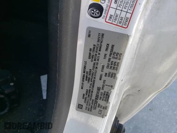2011 Chevrolet Colorado Work Truck z VIN 1GCCSBF95B8141465, wystawiony jako Copart lot #56434145 z przebiegiem 104 471 mil mil oraz Szkoda całkowita • Salvage title. Historia ofert i sprzedaży dostępna na DreamBid. Obrazek 12.