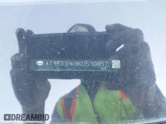 2019 Toyota Camry Hybrid LE с VIN 4T1B31HK9KU510852, выставлен на аукционе IAAI как лот 43390080 с пробегом 182 972 миль миль и . История ставок и продаж доступна на DreamBid. Изображение 9.