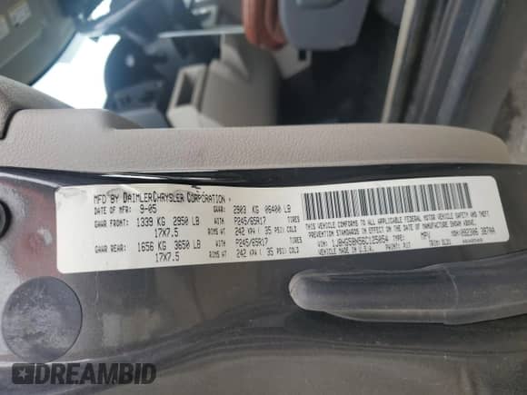 2006 Jeep Commander Limited с VIN 1J8HG58N56C125054, выставлен на аукционе Copart как лот 58564605 с пробегом 250 293 миль миль и Чистый • Clean title. История ставок и продаж доступна на DreamBid. Изображение 13.