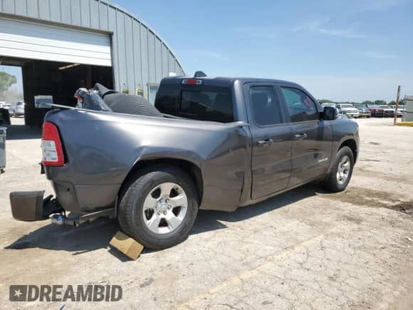 2024 Ram 1500 Big Horn with VIN 1C6SRFBT8RN210880, listed as a Copart auction lot 68762165 with 14,477 mi miles and Non repairable. Bid and sale history available at DreamBid. Image 3.
