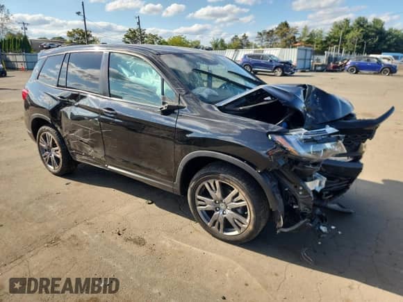 2021 Honda Passport EX-L с VIN 5FNYF8H51MB010088, выставлен на аукционе Copart как лот 71394285 с пробегом 70 067 миль миль и Списание • Salvage title. История ставок и продаж доступна на DreamBid. Изображение 4.