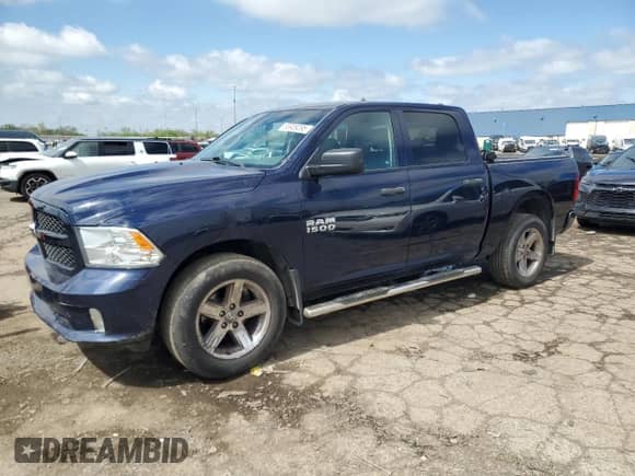 2017 Ram 1500 Express with VIN 1C6RR7KG1HS669949, listed as a Copart auction lot 55939295 with 130,637 mi miles and Clean title. Bid and sale history available at DreamBid. Image 1.